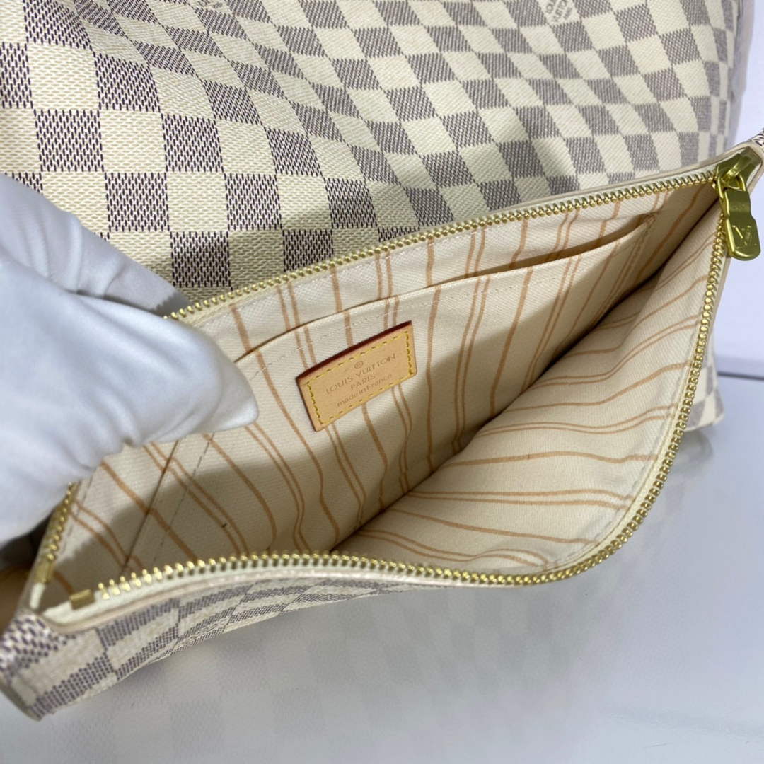 Louis Vuitton LV N41360 Neverfull GM Damier Azur Beige - Default Title - View 5