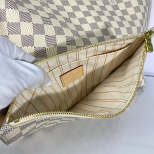 Louis Vuitton LV N41360 Neverfull GM Damier Azur Beige - Default Title - View 5