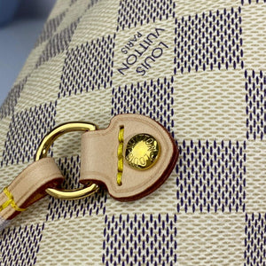 Louis Vuitton LV N41361 Neverfull MM Damier Azur Beige - Default Title - View 6