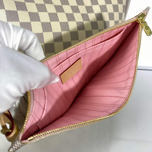 Louis Vuitton LV N41361 Neverfull MM Damier Azur Rose Ballerine Pink - Default Title - View 4