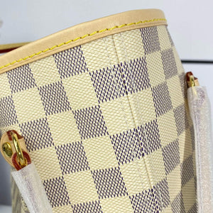 Louis Vuitton LV N41361 Neverfull MM Damier Azur Rose Ballerine Pink - Default Title - View 5