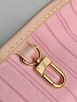 Louis Vuitton LV N41363 Neverfull PM Damier Azur Pink - Default Title - View 6