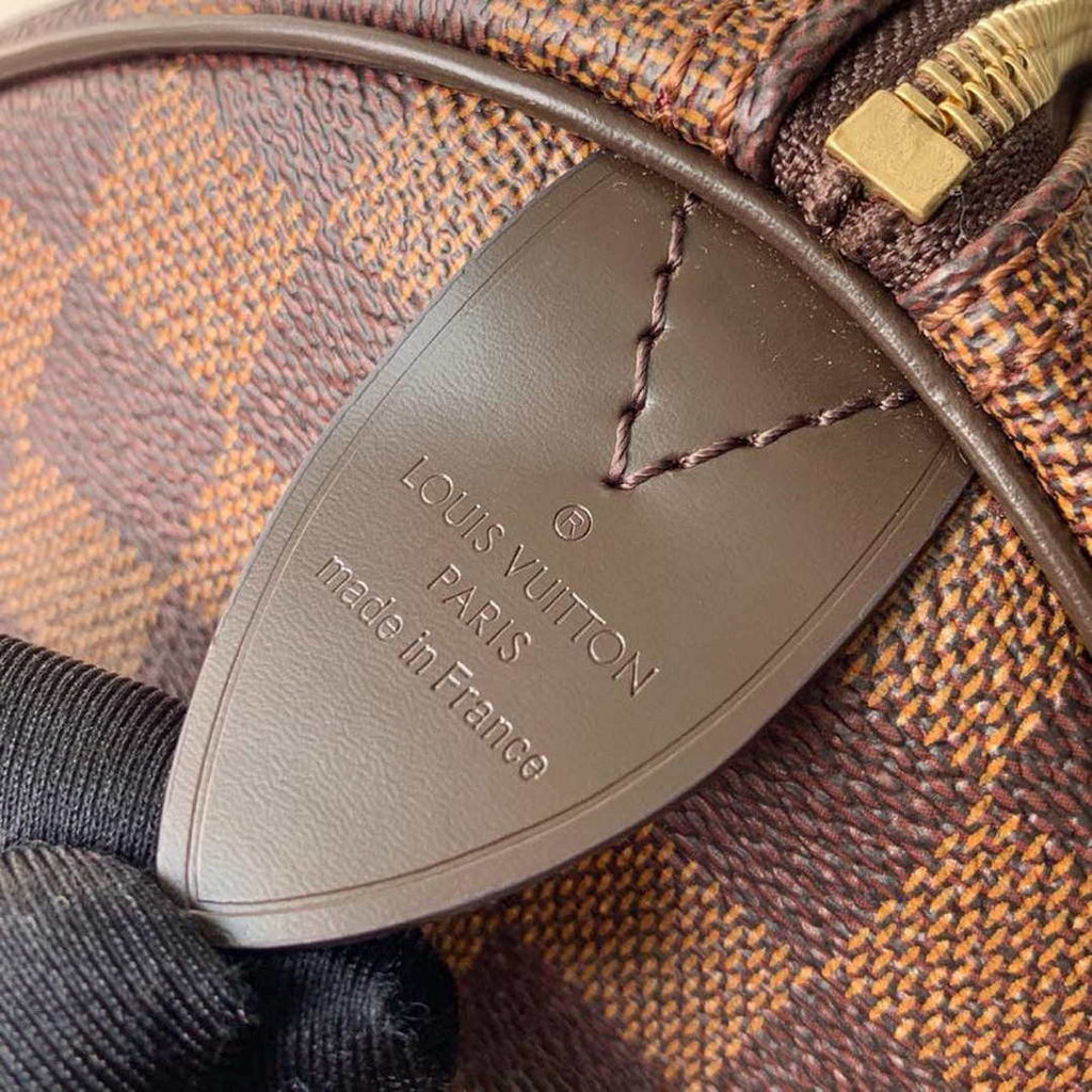 Louis Vuitton LV N41364 Speedy 30 Bag Damier Ebene Canvas