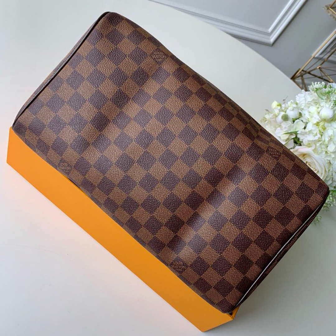 Louis Vuitton LV N41364 Speedy 30 Bag Damier Ebene Canvas - Default Title - View 9