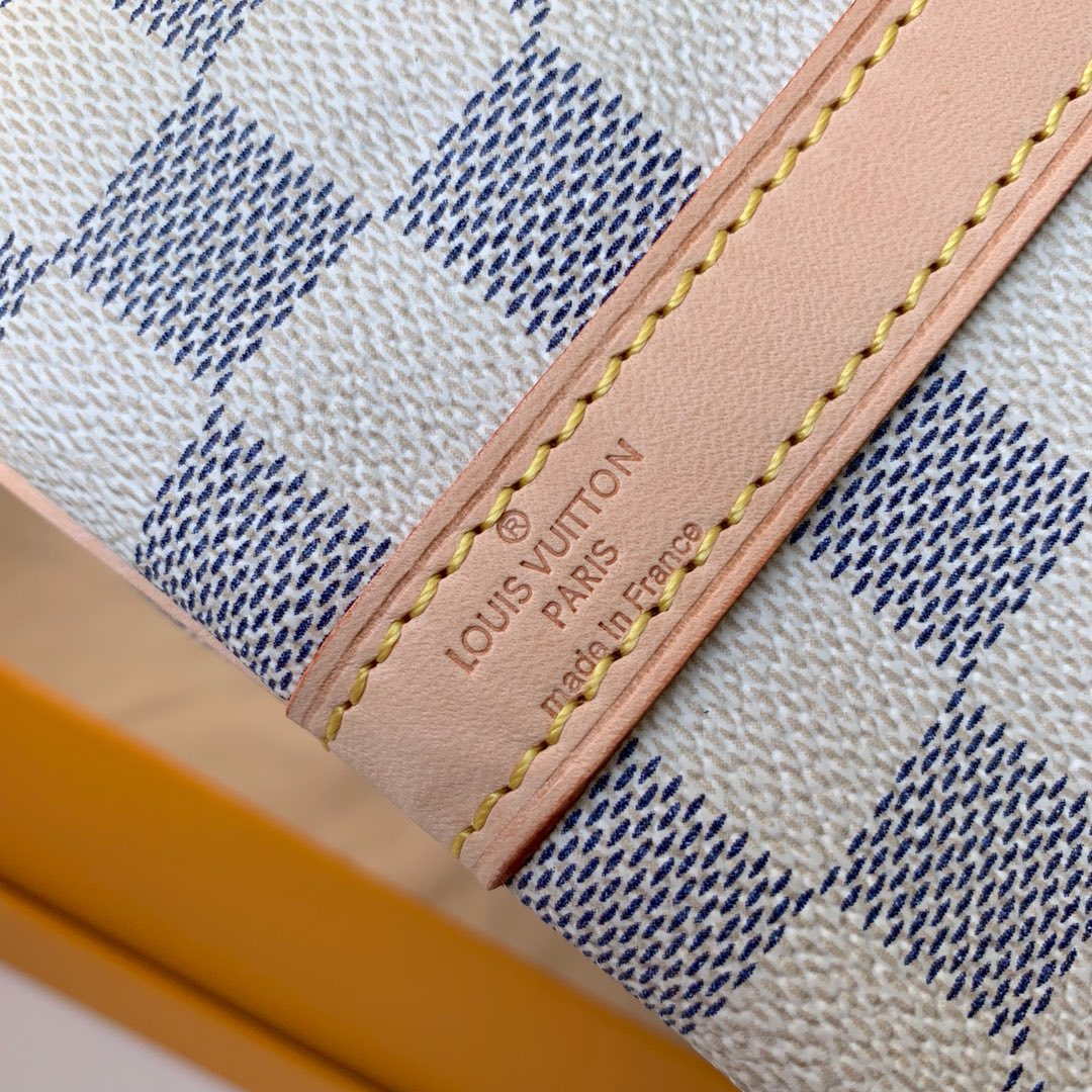 Louis Vuitton N41370 LV Speedy 30 Bag Damier Azur Canvas With strap - Default Title - View 5