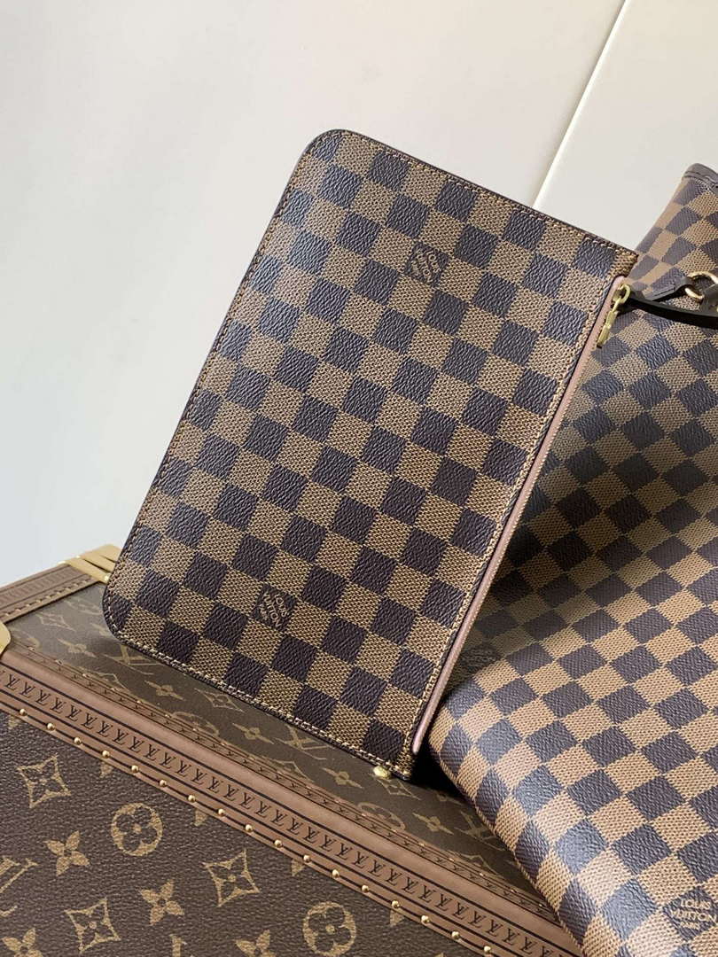 Louis Vuitton LV N41602 Neverfull GM Damier Ebene coated canvas - Default Title - View 4