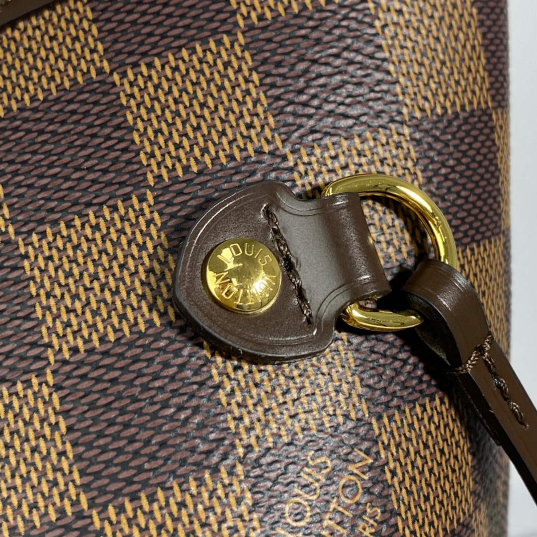 Louis Vuitton LV N41603 Neverfull MM Damier Ebene Rose Ballerine Pink