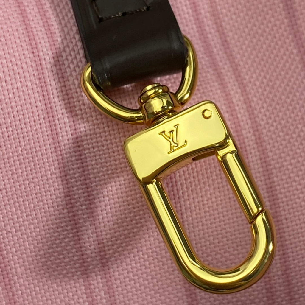 Louis Vuitton LV N41603 Neverfull MM Damier Ebene Rose Ballerine Pink