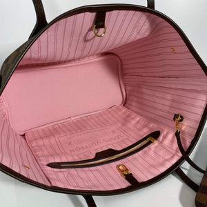 Louis Vuitton LV N41603 Neverfull MM Damier Ebene Rose Ballerine Pink - Default Title - View 9