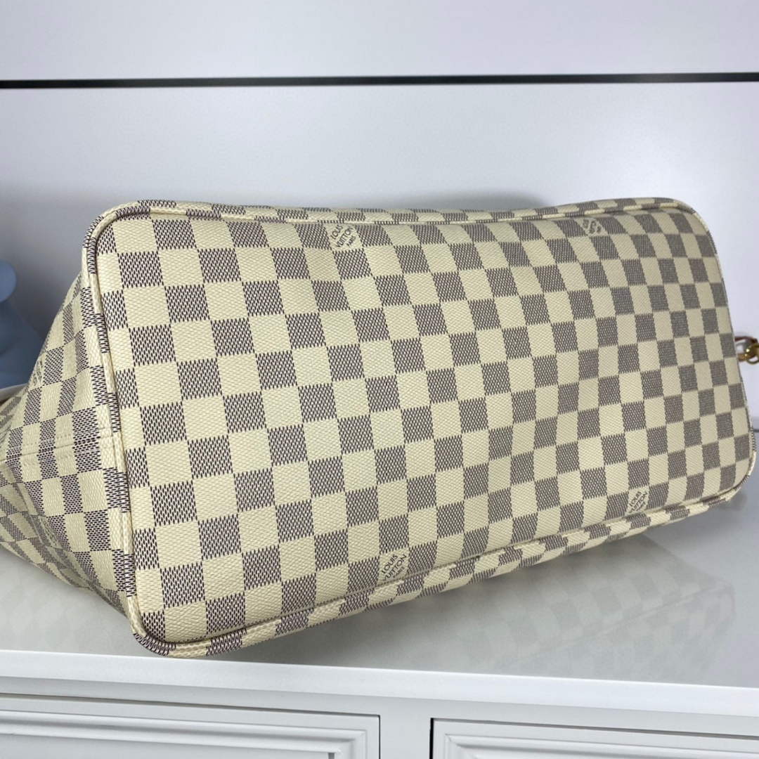 Louis Vuitton LV N41604 Neverfull GM Damier Azur coated canvas - Default Title - View 3