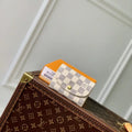 Louis Vuitton LV N61276 Rosalie Coin Purse Rose Ballerine Pink