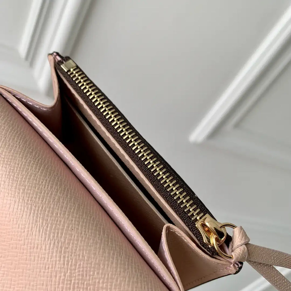 Louis Vuitton LV N64423 Rosalie Coin Purse Rose Ballerine Pink