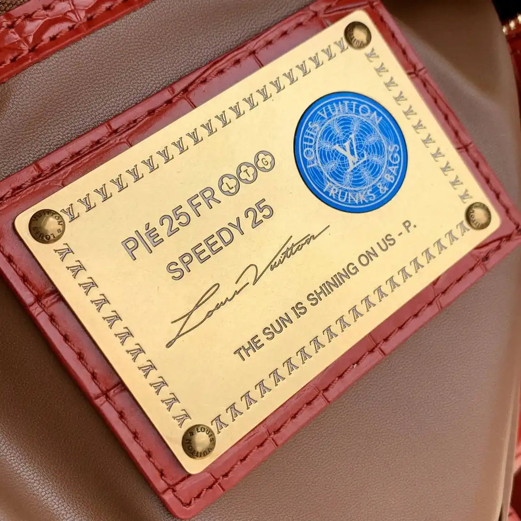 Louis Vuitton LV N87504 Speedy P9 Bandouliere 25 Bag Monogram Red