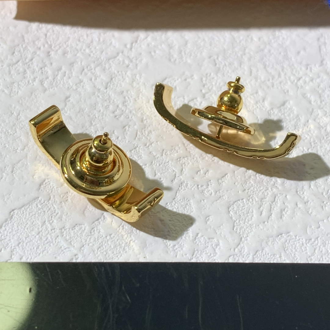 Louis Vuitton M01242 Nanogram Earrings Jewelry L50131