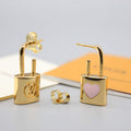 Louis Vuitton M01420 Cadenas Earrings Jewelry L50129 - Default Title - View 1