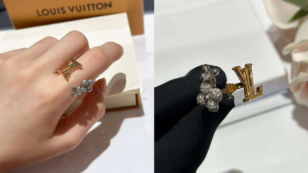 Louis Vuitton M1093M LV Gram Ring Jewelry L50127