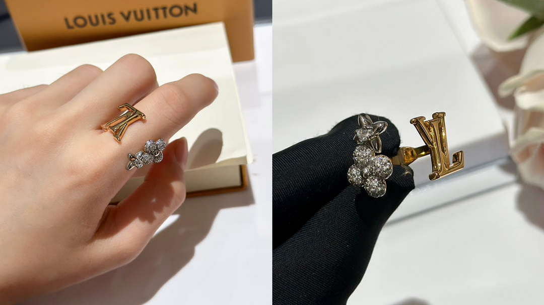 Louis Vuitton M1093M LV Gram Ring Jewelry L50127