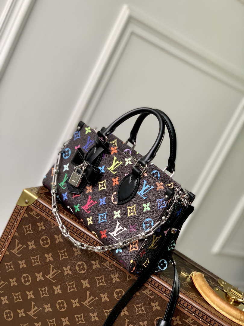Louis Vuitton M13260 LV x TM OnTheGo East West Chain autres toiles monogram Multicolored Black