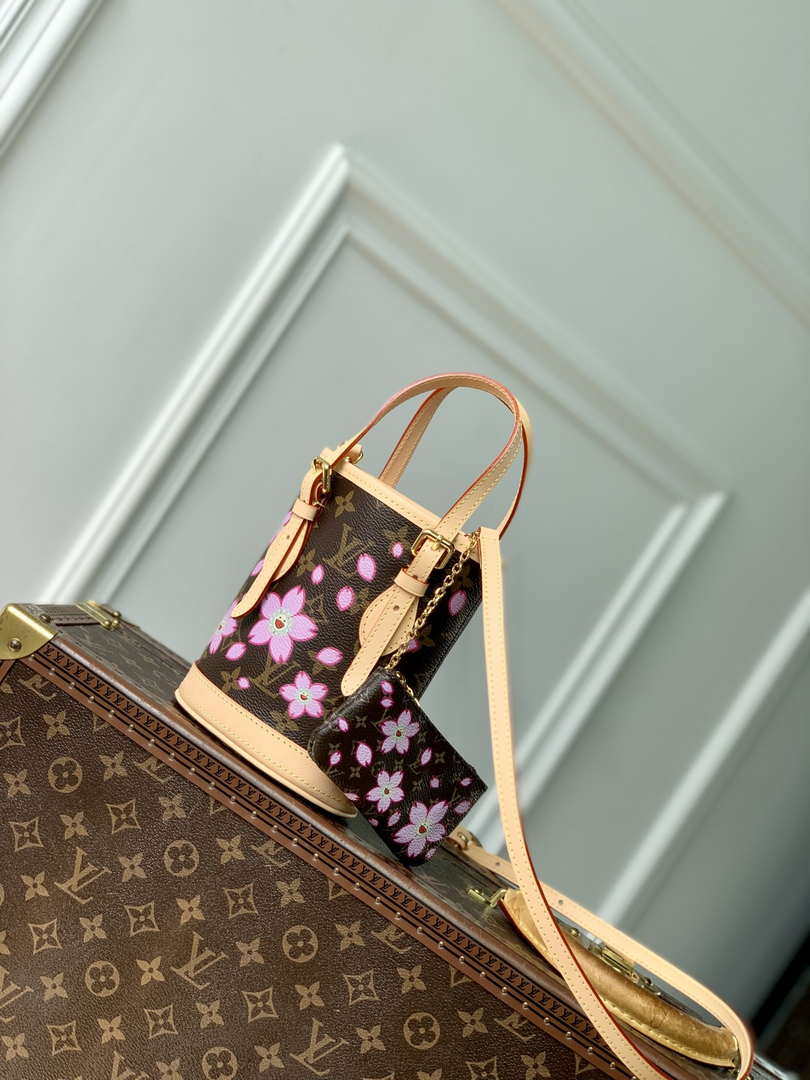 Louis Vuitton M13417 LV x TM Nano Bucket Monogram Canvas
