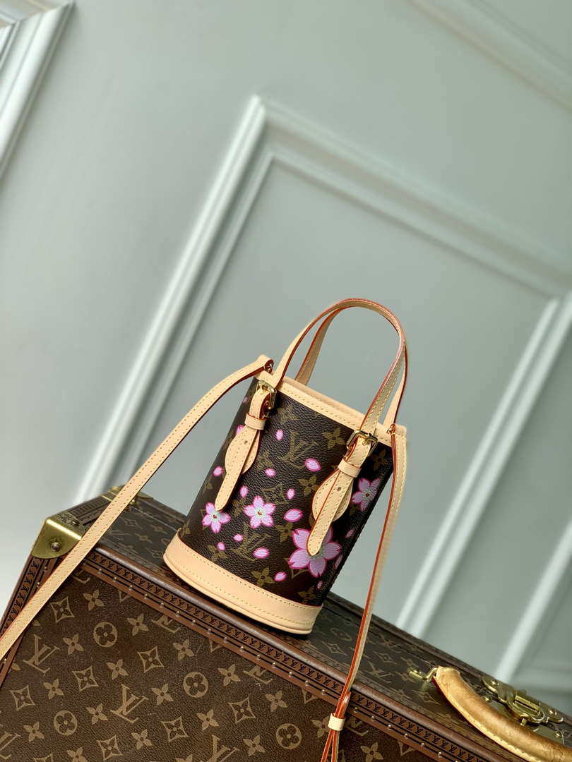 Louis Vuitton M13417 LV x TM Nano Bucket Monogram Canvas