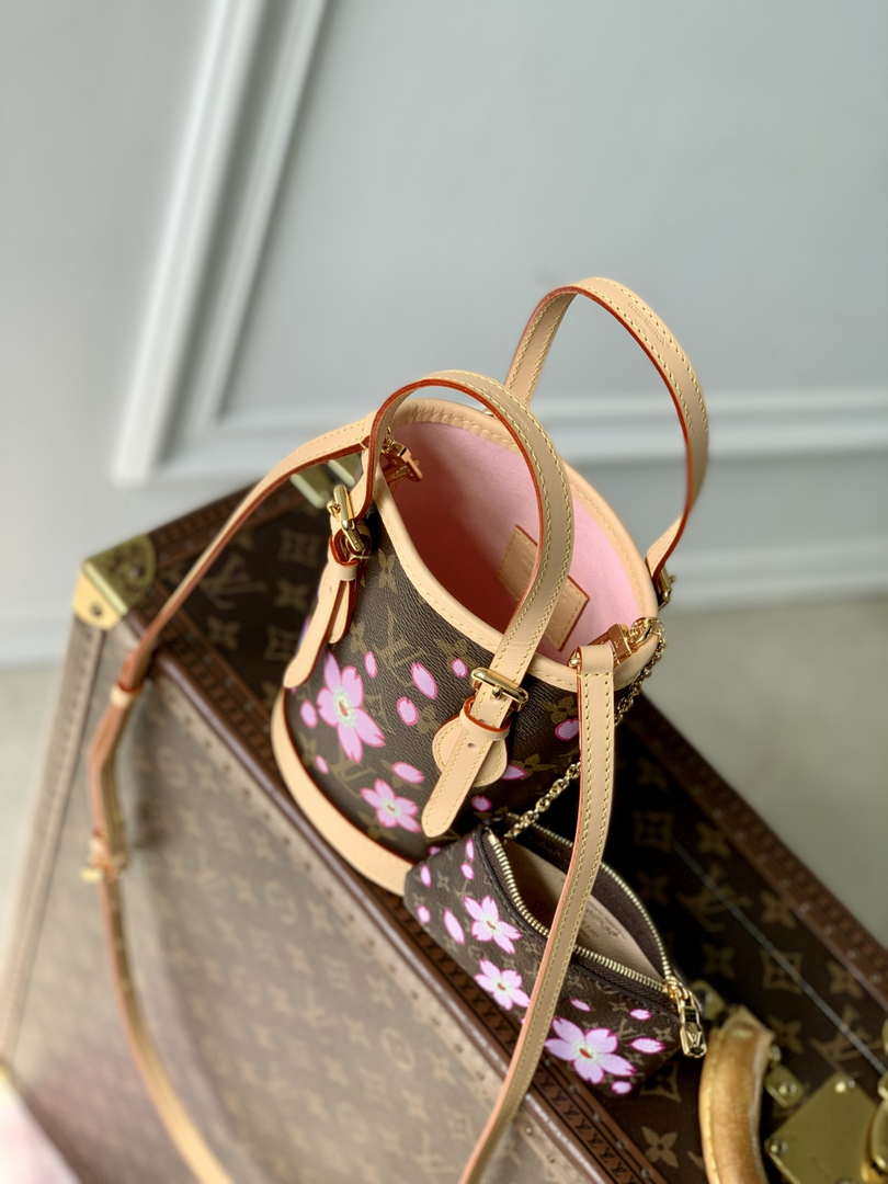 Louis Vuitton M13417 LV x TM Nano Bucket Monogram Canvas
