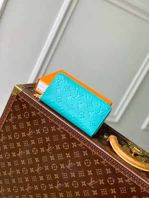 Louis Vuitton M13618 LV x TM Zippy Wallet Monogram Blue - Default Title - View 1