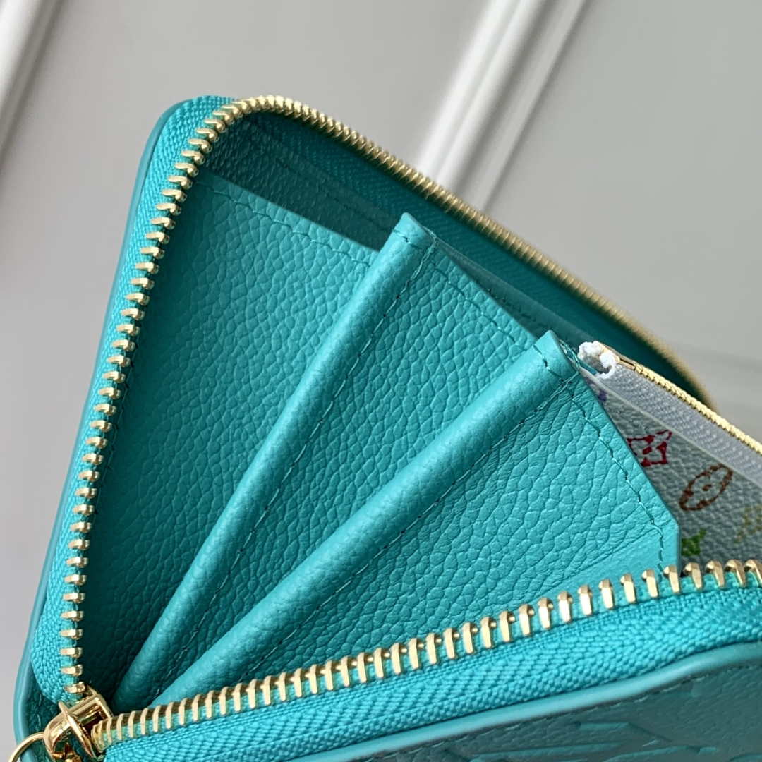 Louis Vuitton M13618 LV x TM Zippy Wallet Monogram Blue - Default Title - View 5