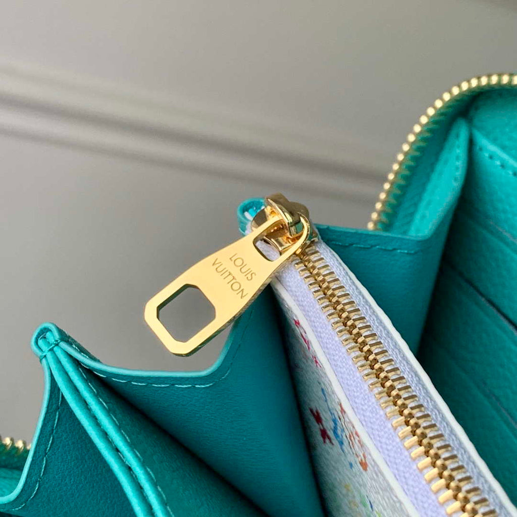 Louis Vuitton M13618 LV x TM Zippy Wallet Monogram Blue