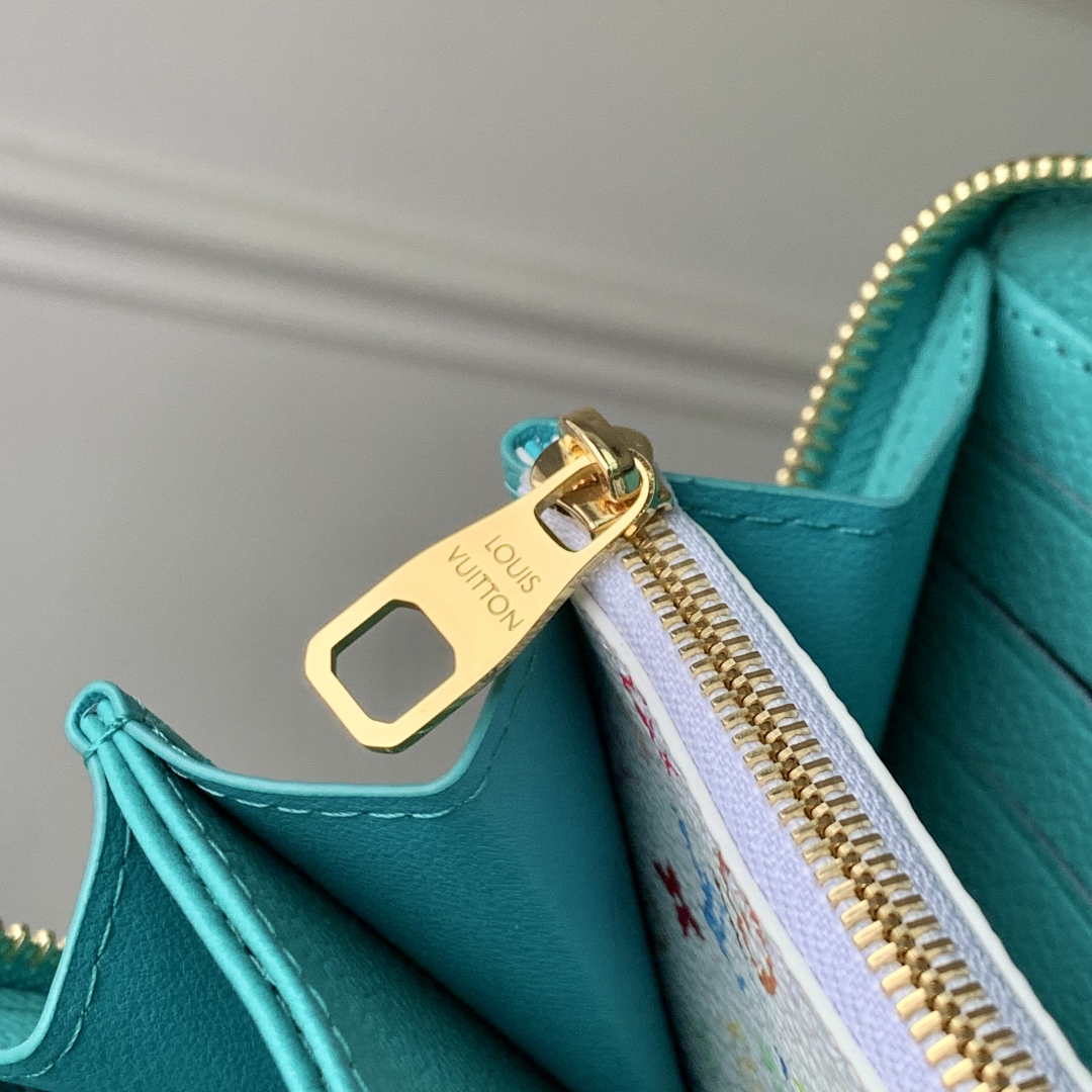 Louis Vuitton M13618 LV x TM Zippy Wallet Monogram Blue - Default Title - View 6