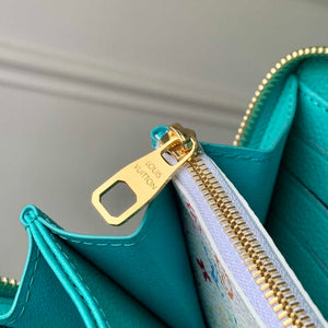 Louis Vuitton M13618 LV x TM Zippy Wallet Monogram Blue - Default Title - View 6