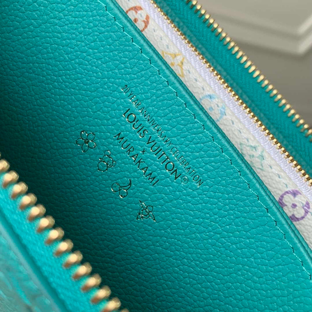 Louis Vuitton M13618 LV x TM Zippy Wallet Monogram Blue