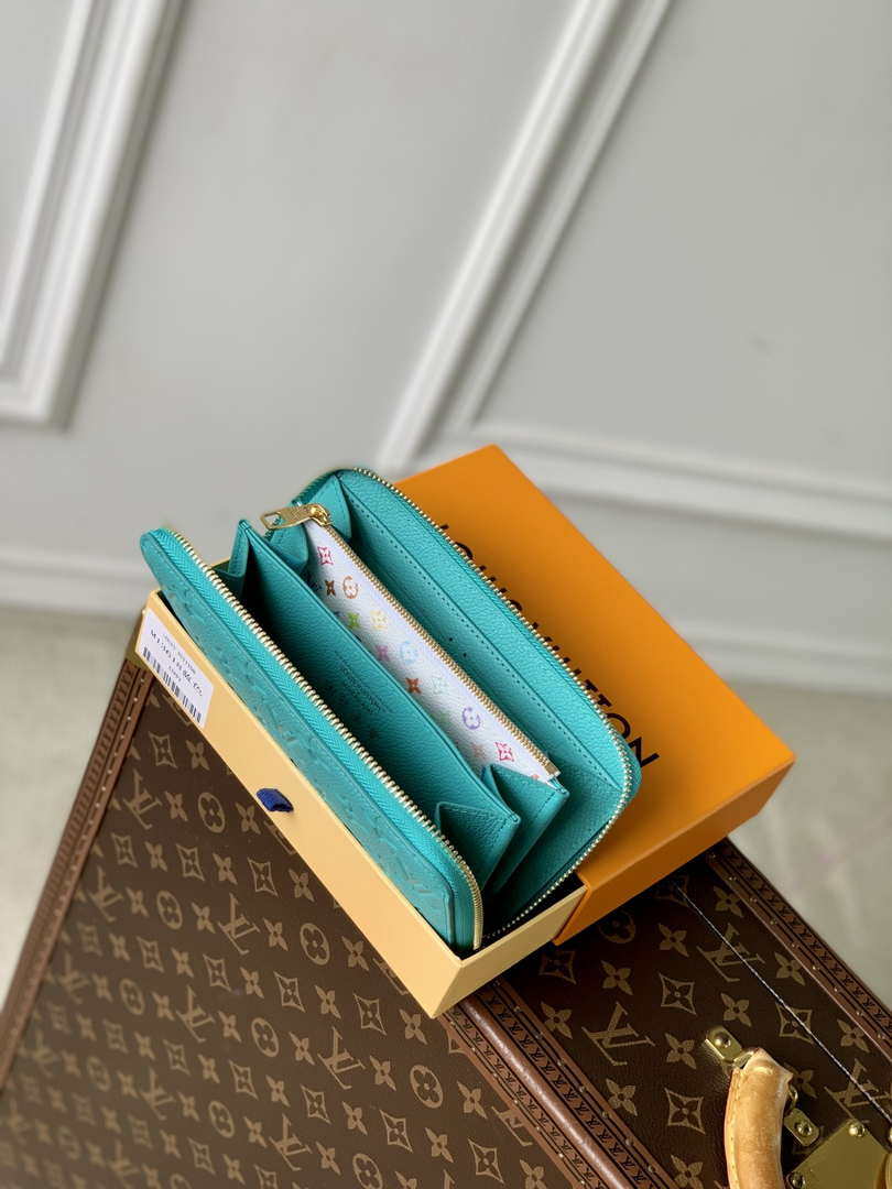 Louis Vuitton M13618 LV x TM Zippy Wallet Monogram Blue - Default Title - View 9