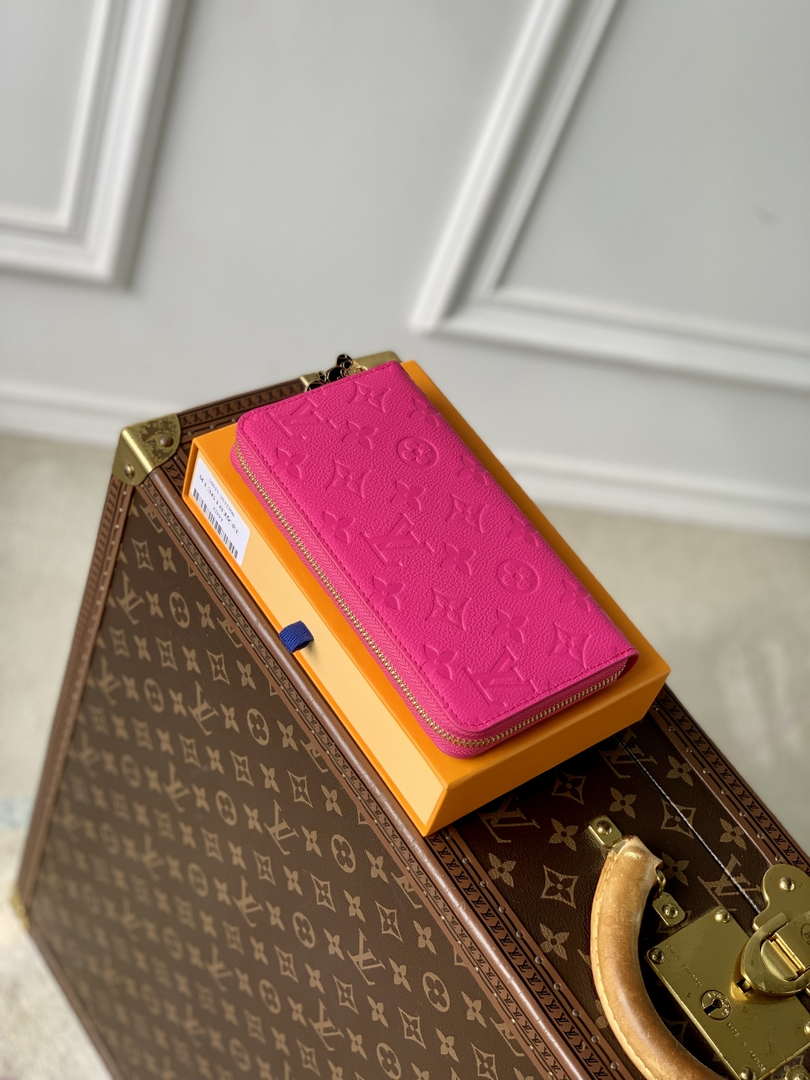 Louis Vuitton M13618 LV x TM Zippy Wallet Monogram Rose Red - Default Title - View 3