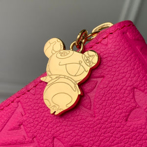 Louis Vuitton M13618 LV x TM Zippy Wallet Monogram Rose Red - Default Title - View 4
