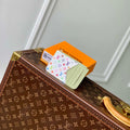 Louis Vuitton M13800 LV x TM Romy Card Holder Green Tea - Default Title - View 1