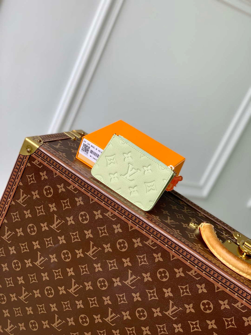 Louis Vuitton M13800 LV x TM Romy Card Holder Green Tea