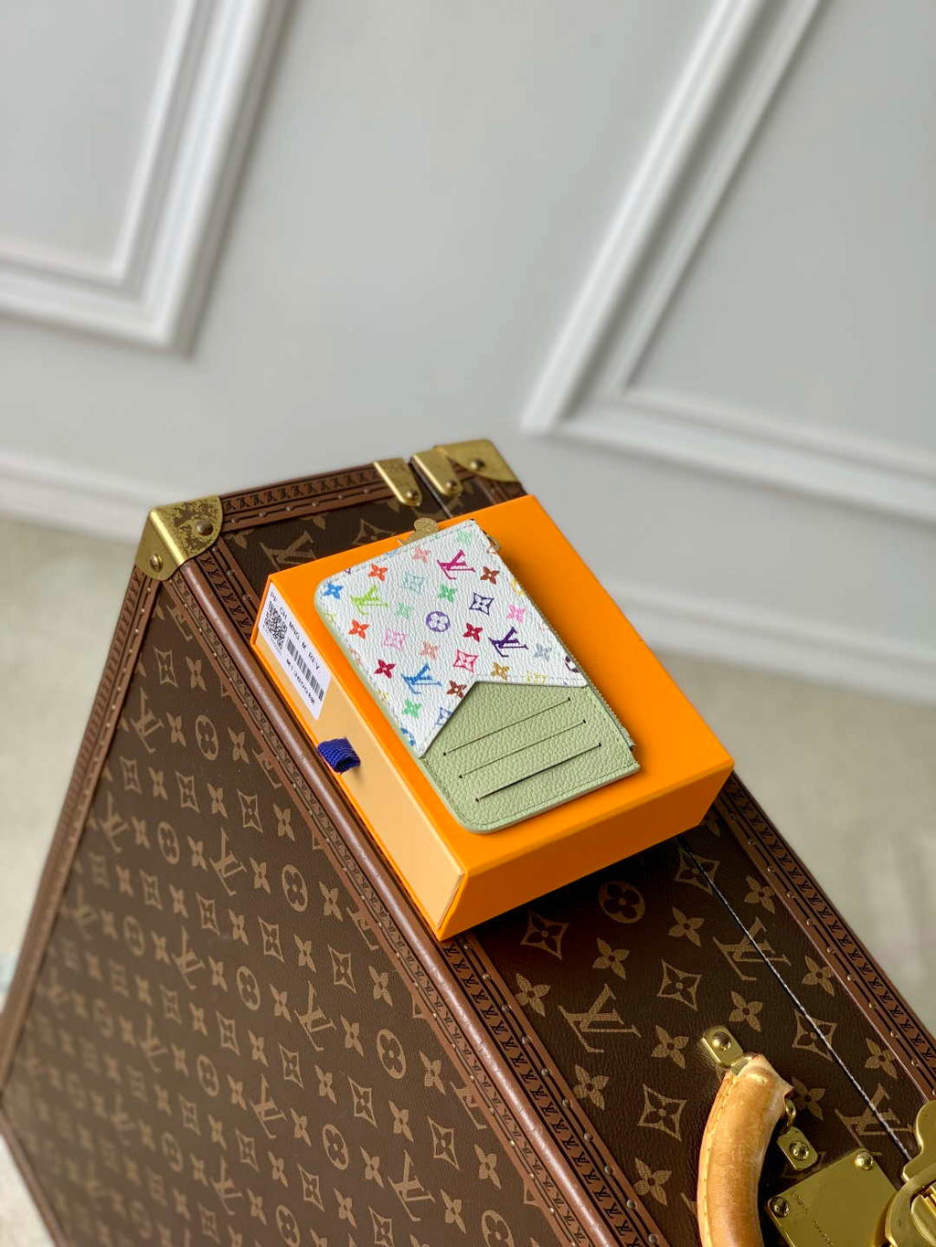 Louis Vuitton M13800 LV x TM Romy Card Holder Green Tea