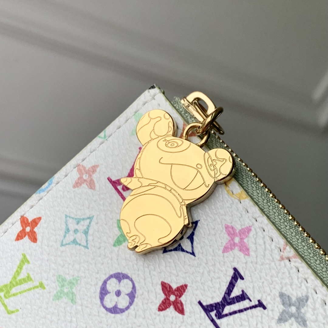 Louis Vuitton M13800 LV x TM Romy Card Holder Green Tea - Default Title - View 5