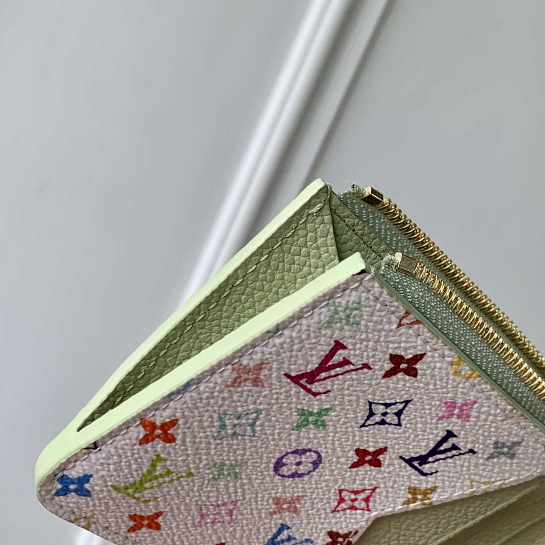 Louis Vuitton M13800 LV x TM Romy Card Holder Green Tea - Default Title - View 6