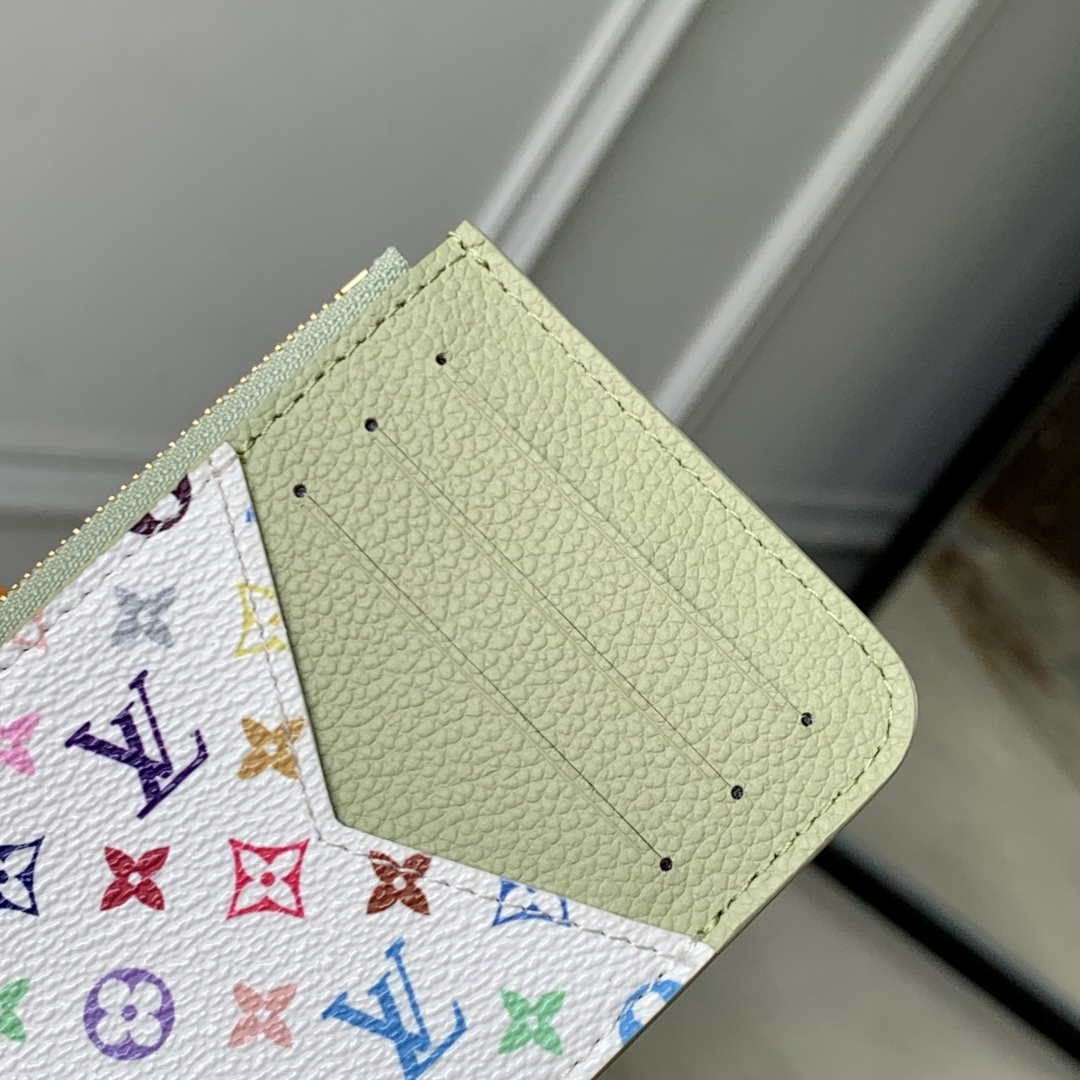 Louis Vuitton M13800 LV x TM Romy Card Holder Green Tea