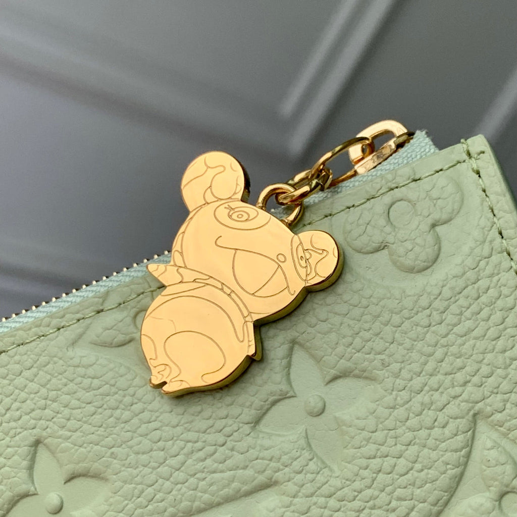 Louis Vuitton M13801  LV x TM Carteira Compacta Noa Green tea