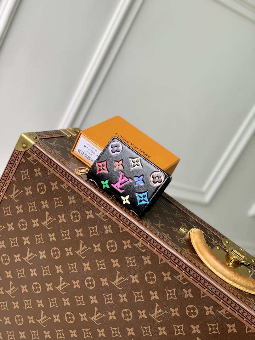 Louis Vuitton M13829 LV x TM  Lou Wallet Monogram Multicolored Black