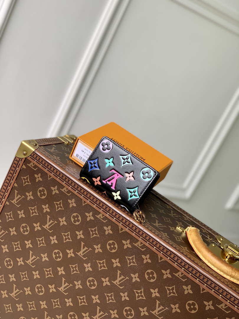 Louis Vuitton M13829 LV x TM  Lou Wallet Monogram Multicolored Black
