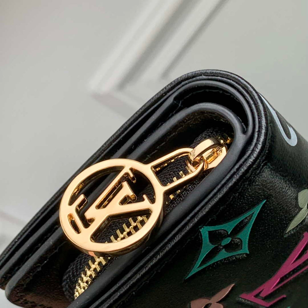 Louis Vuitton M13829 LV x TM  Lou Wallet Monogram Multicolored Black