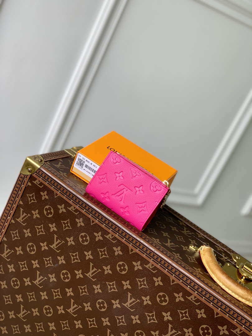 Louis Vuitton M14087 LV x TM Lisa Wallet Rose Red