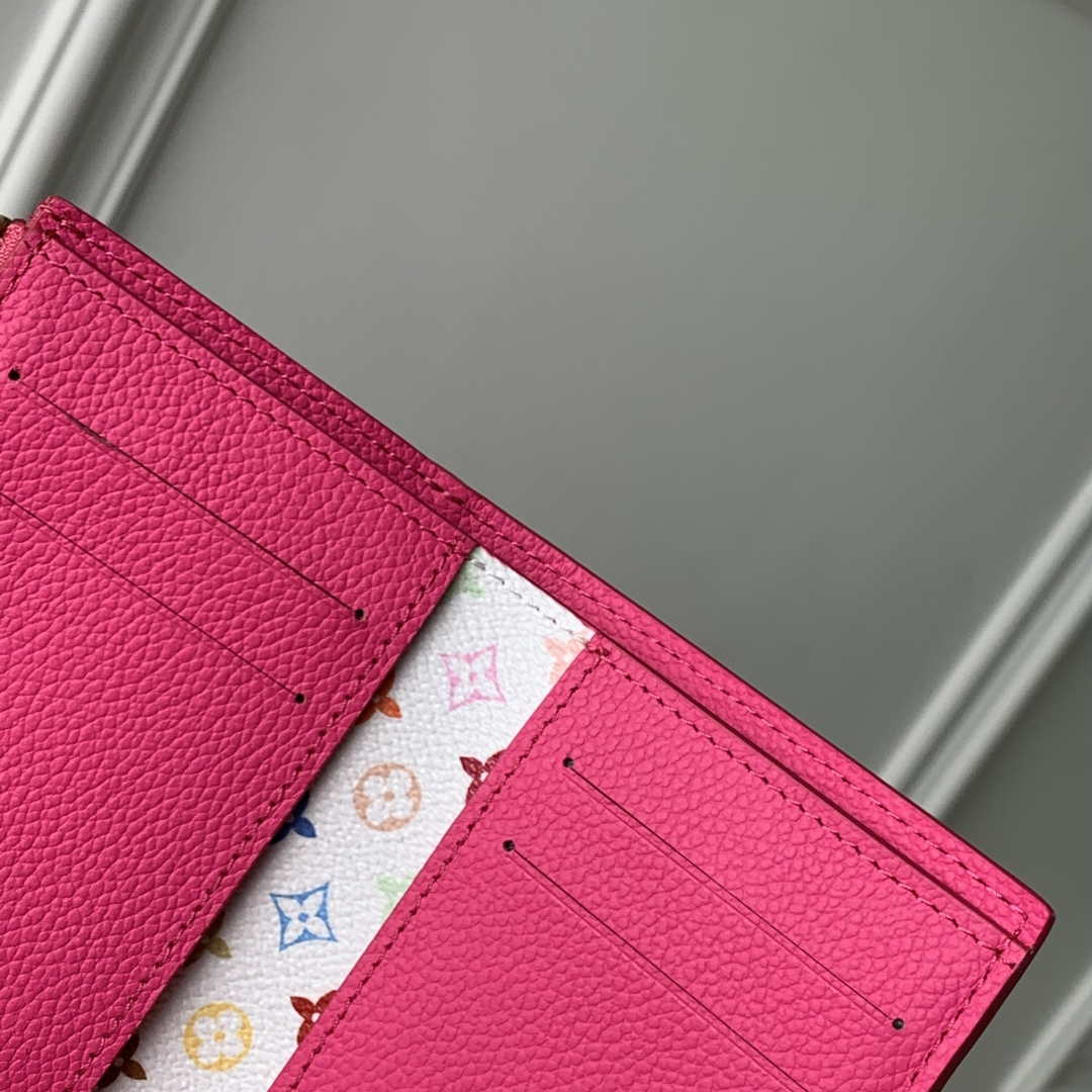 Louis Vuitton M14087 LV x TM Lisa Wallet Rose Red - Default Title - View 6