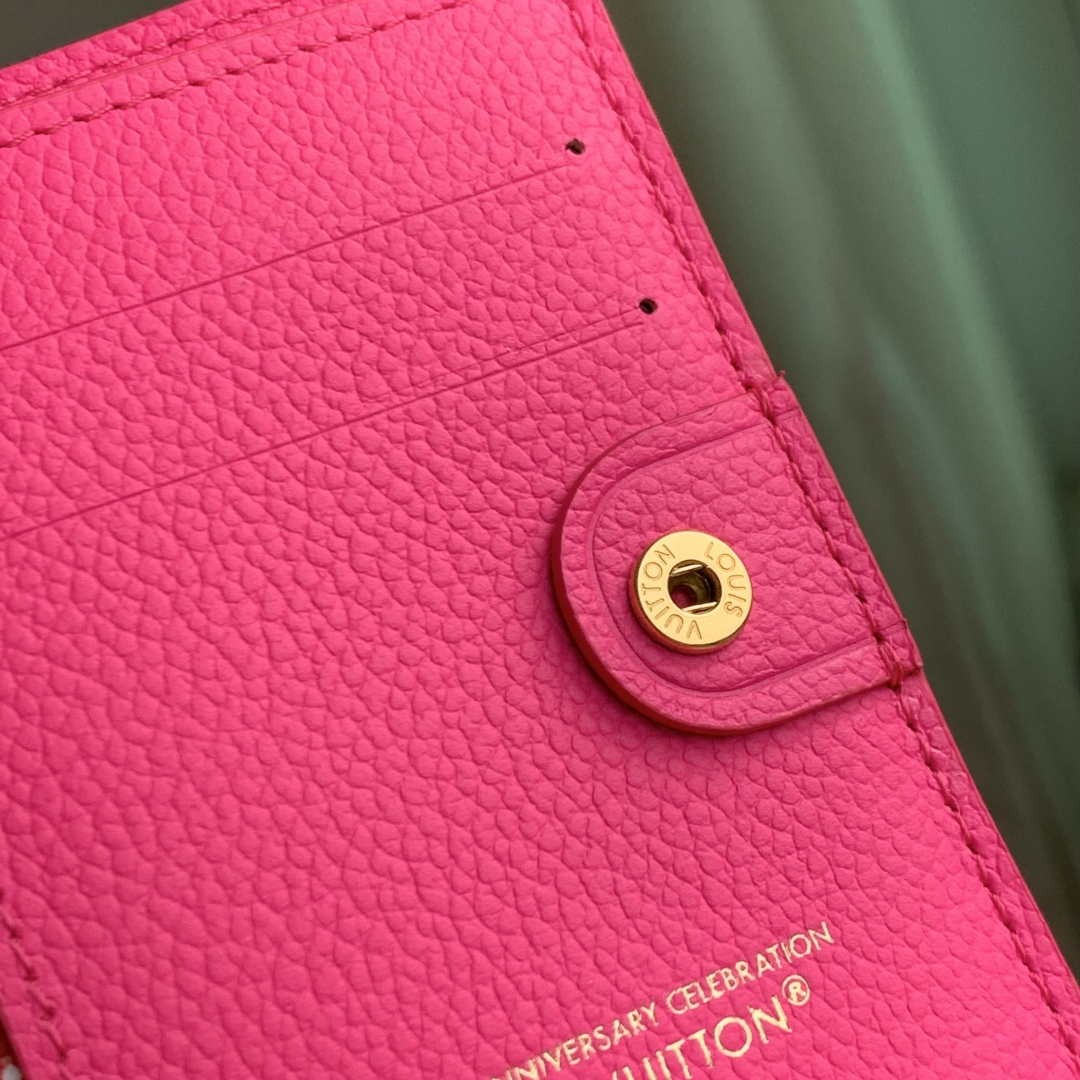 Louis Vuitton M14087 LV x TM Lisa Wallet Rose Red - Default Title - View 7