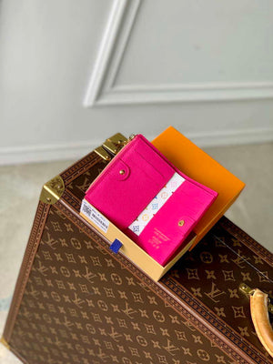 Louis Vuitton M14087 LV x TM Lisa Wallet Rose Red - Default Title - View 9