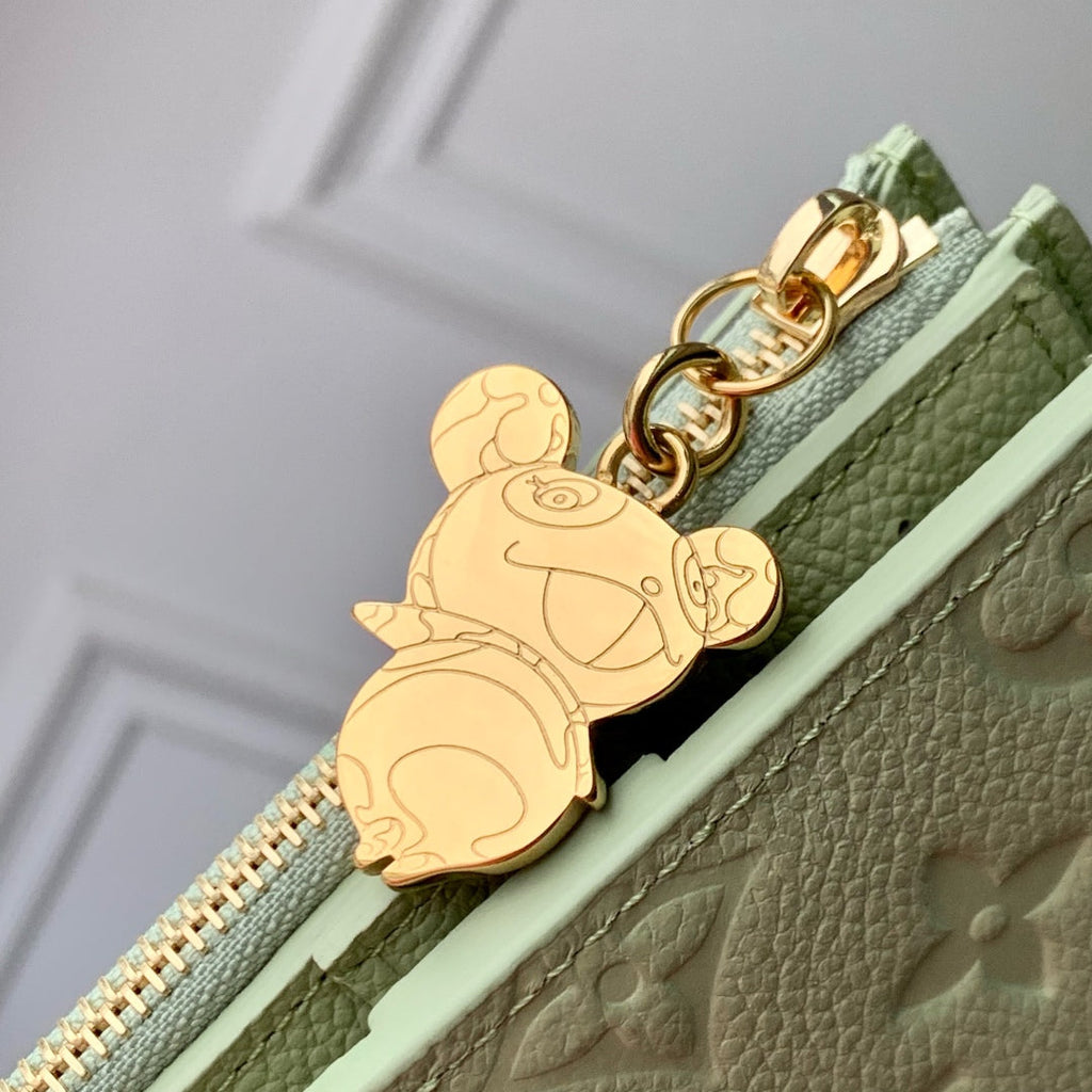 Louis Vuitton M14088 LV x TM Lisa Wallet Green Tea