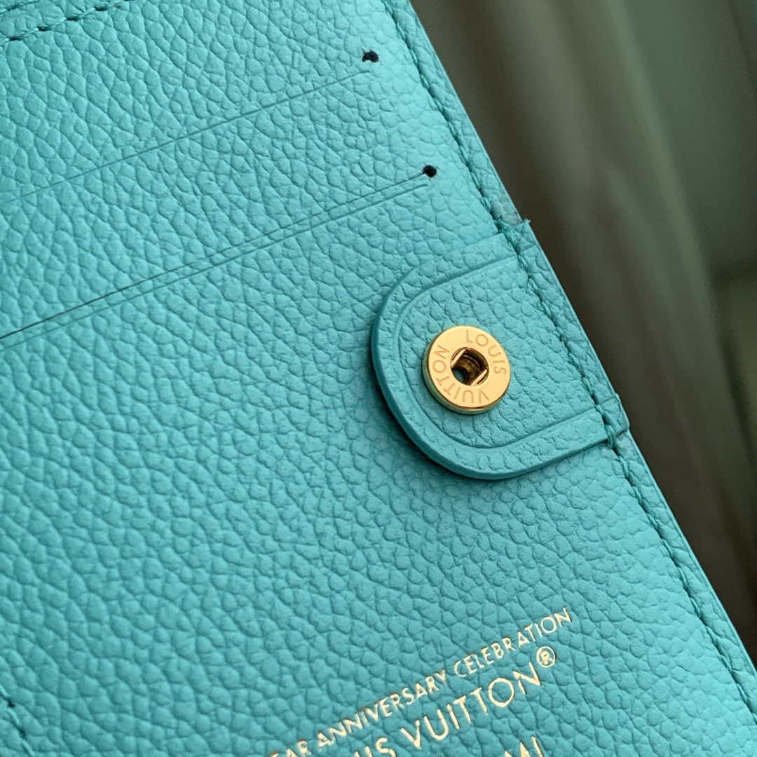 Louis Vuitton M14089 LV x TM Lisa Wallet Blue